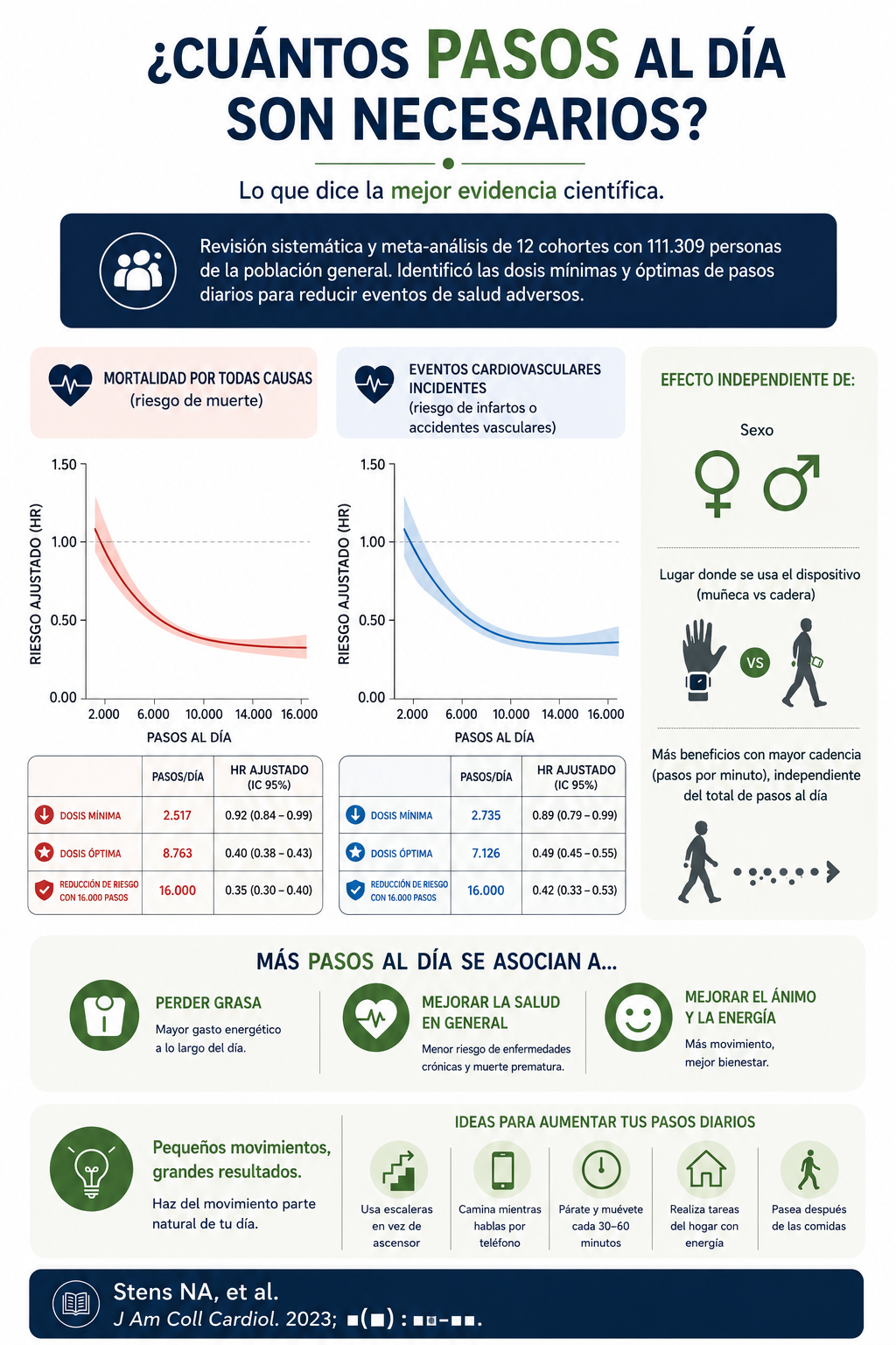 Pasos al dia — diapositiva 1 de 1