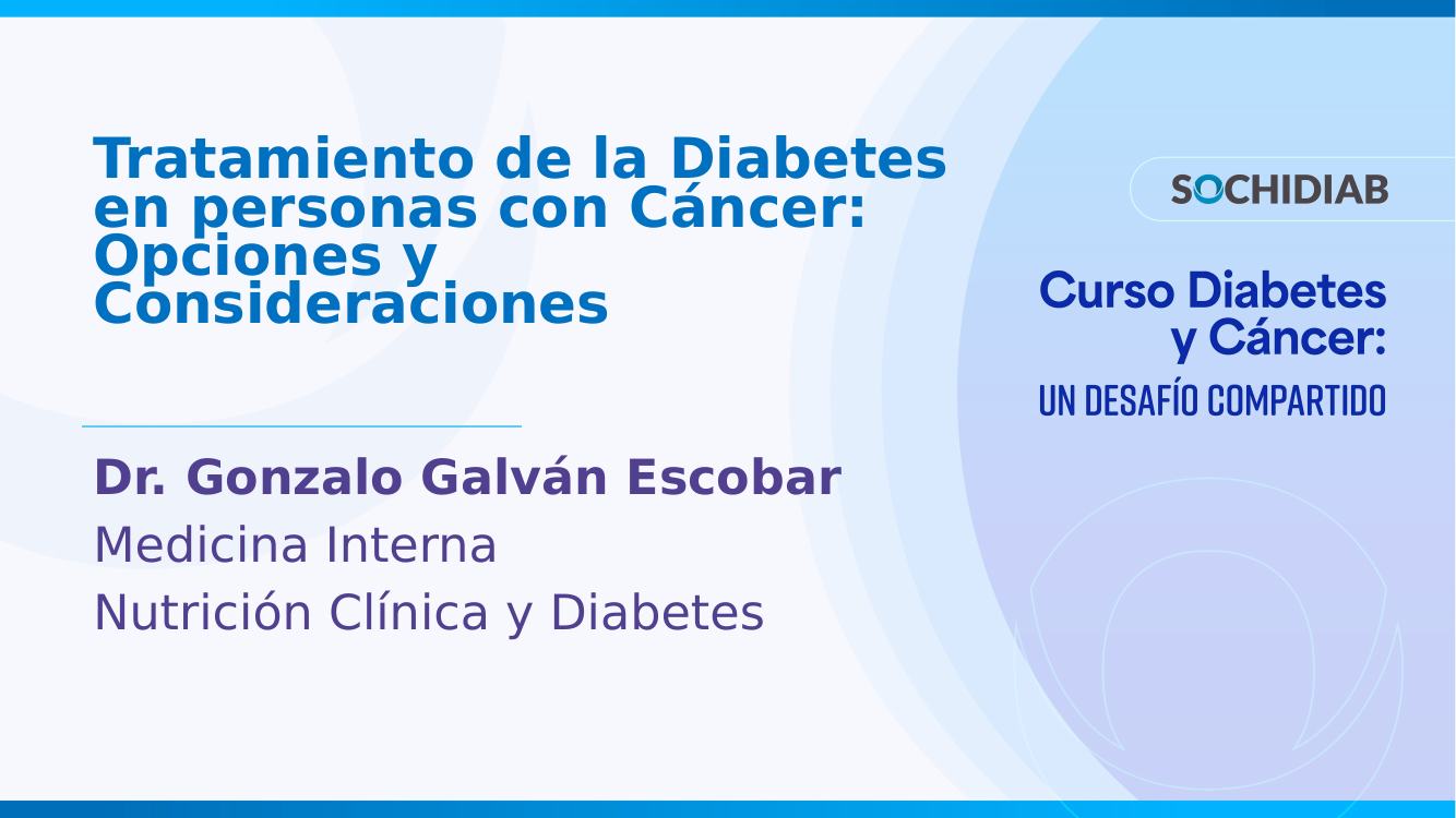 Portada: Tratamiento de la Diabetes en personas con Cáncer: Opciones y Consideraciones